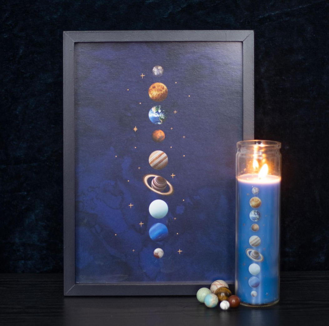 Solar System Framed Wall Print