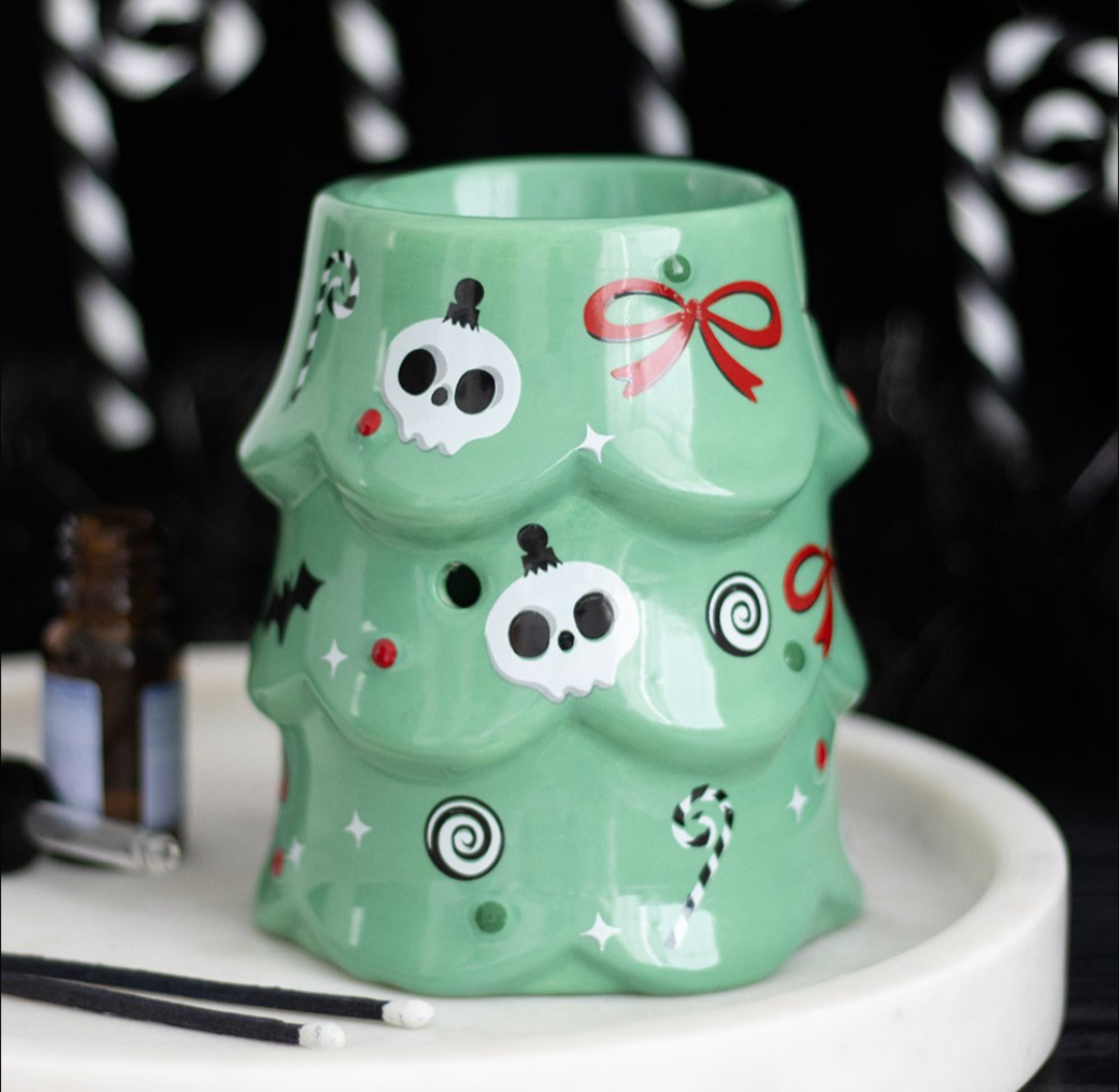 Creepy Christmas Tree Oil Burner and Wax Warmer